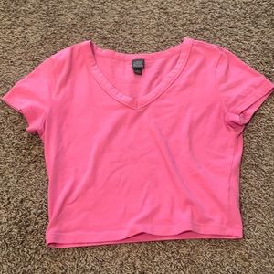 Wild fable pink v neck top